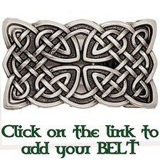 Celtic Knotwork Belt Buckle Iron Cross Biker Pagan Gaelic Viking Norse Nordic.
