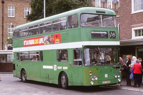East kent vuf323k bus photo - east,