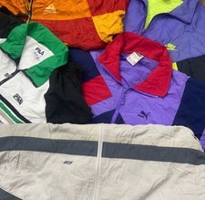 5 piece branded windbreaker bundle includes Columbia/Puma/Nike/Adidas