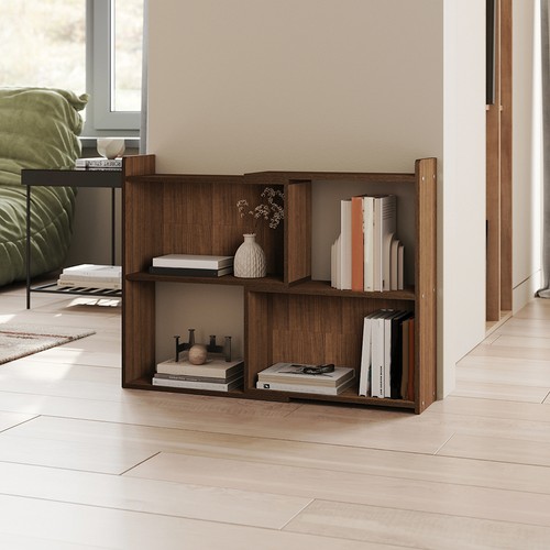 Wooden shelf bookcase - wooden,