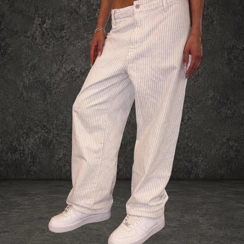 Vintage y2k white pinstripe