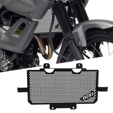 Motorcycle radiator guard for