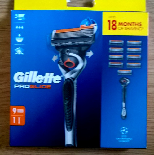 Gillette proglide razor - razor, blade