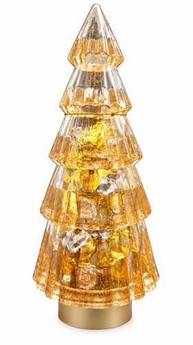 Christmas tree tin double - tin,