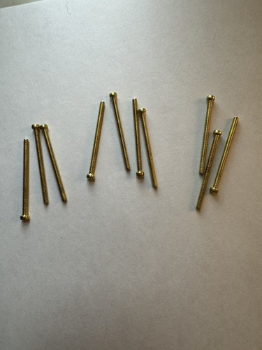 Brass fillister head slotted - brass,