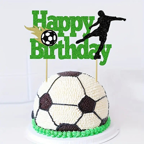 Football themed glittery - football,