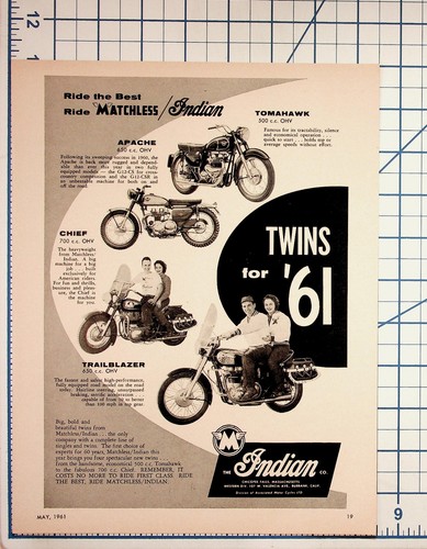 1961 indian matchless - indian,
