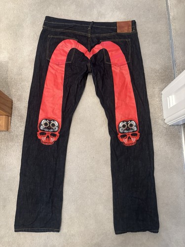 Evisu red demon - , skull