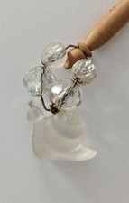 Lace Bobbin Spangled with a glass snail 1991