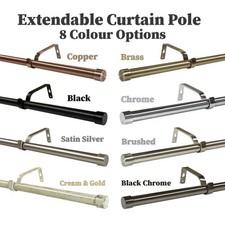 Extendable Curtain Pole Rod