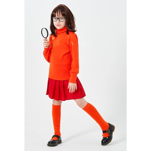 Velma costume kids red - 👓,