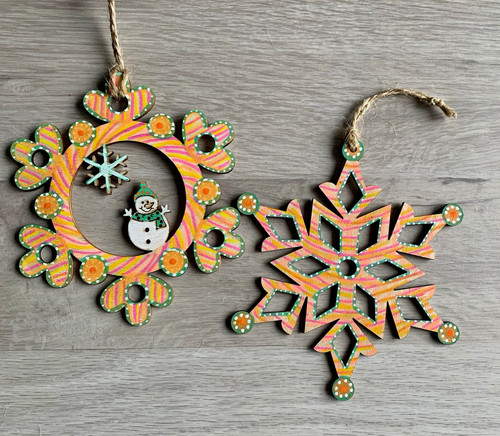 Set wooden hanging - set,