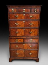 Early Georgian Walnut Chest On
