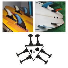 Double Tabs Fins Soft Plug 3pcs for Softboard, Soft Top Surfboard Accessories
