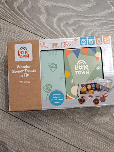 Little town wooden sweet - town,