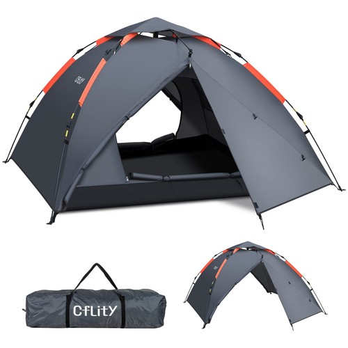Camping tent man - tent,, instant
