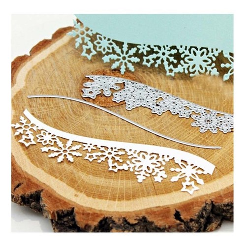 Snowflake edge strip - snowflake,