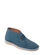 Mens Desert Boots Suede Wide