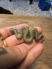 vintage buch deichmann denmark 1980 snake hair clip