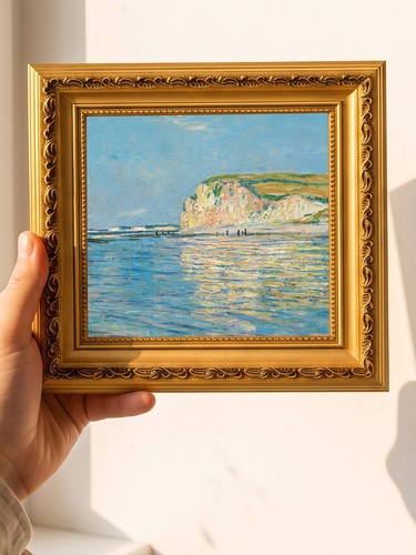 Coastal white cliff - white, sea