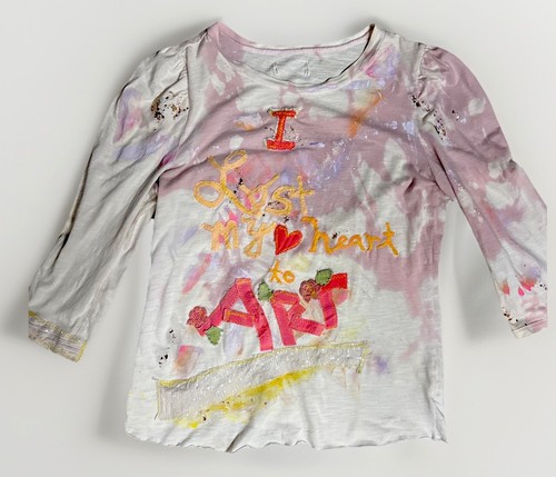 Upcycled clothing painted - upcycled,