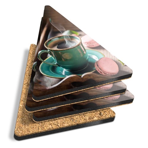 Triangle coasters coffee - triangle,
