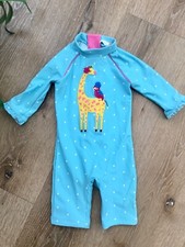 John Lewis Baby Girls UV Protection Sun Safe Swimsuit One Piece Age 3-6 Months