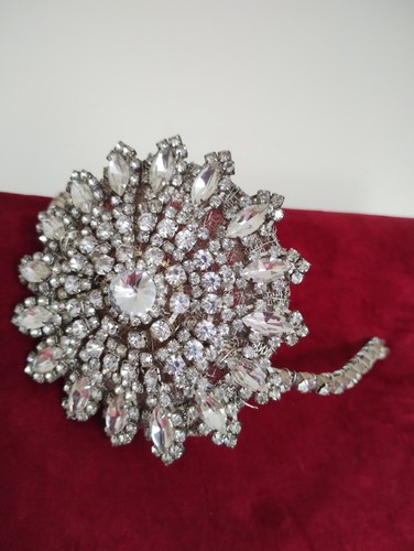 Vintage bridal diamante tiara - vintage,