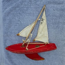 Star Yacht Birkenhead FOR RESTORATION, Vintage Model Sailing Boat Toy, Old SY 1