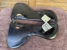 Wow Saddle Flair Black Leather Panels, Size 1 with Tabs (I Think) and Stitchline