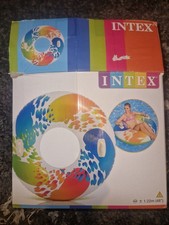 Large Inflatable Rubber Ring 48 Inch for Swimming Pool and Beach