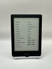 Kobo Clara HD 6" 8 GB e-Reader. Model N249 Black. Good Condition.