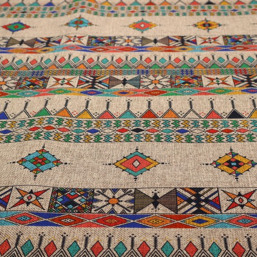 Colourful tribal upholstery - tribal,