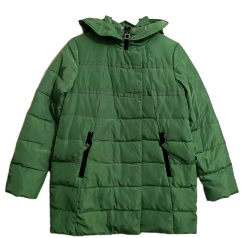 Down hooded puffer coat with - down,