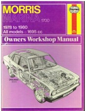 MORRIS MARINA 1700 SALOON & ESTATE (1978-80) OWNERS WORKSHOP MANUAL
