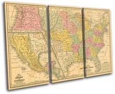 Old USA American Atlas Maps