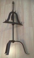 *RARE 18-19th C Antique Lark Larks Spit Tripod Base Roasting Tool Frame