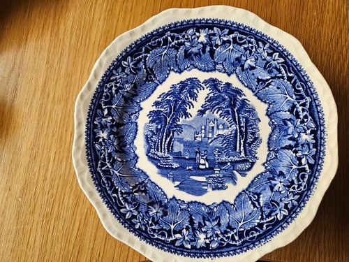 Mason ironstone blue white - 6, blue&white