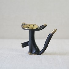 Vintage Walter Bosse Brass Cat