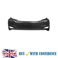 Rear Bumper Black Fits Toyota