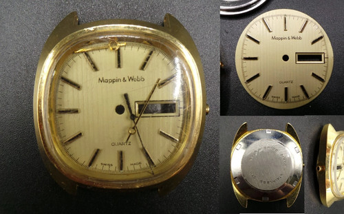 Mappin webb watch 36mm gold - mappin,