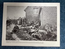 Men of 2nd Scots Guards, 7th Division, 1914, in WW1,  Vintage Print