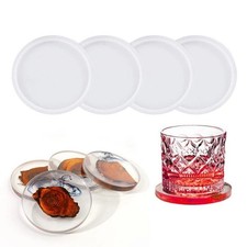 Epoxy resin coaster - resin, silicone