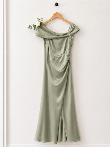 Asos sage green - green, satin