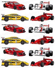 Car Racing Cake Topper Party