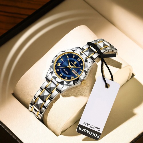 Womens stainless steel quartz - womens,