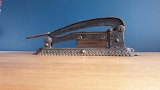 Antique Cast Iron Tobacco Plug Cutter by The BRUNHOFF Mfg. Co., Cincinnati