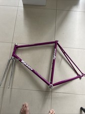 ROSSIN 1990s steel frame road bike frame - 23in
