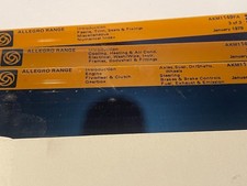 AUSTIN ALLEGRO RANGE PARTS