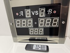 Electronic Snooker Scoreboard With Remote - Works Perfectly